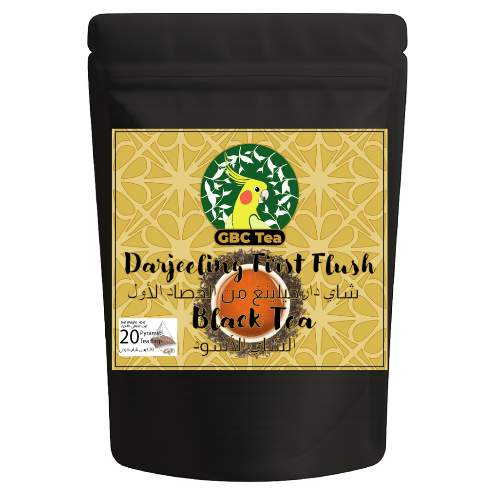 Darjeeling First Flush Black Tea | 20 Pyramid Tea bags