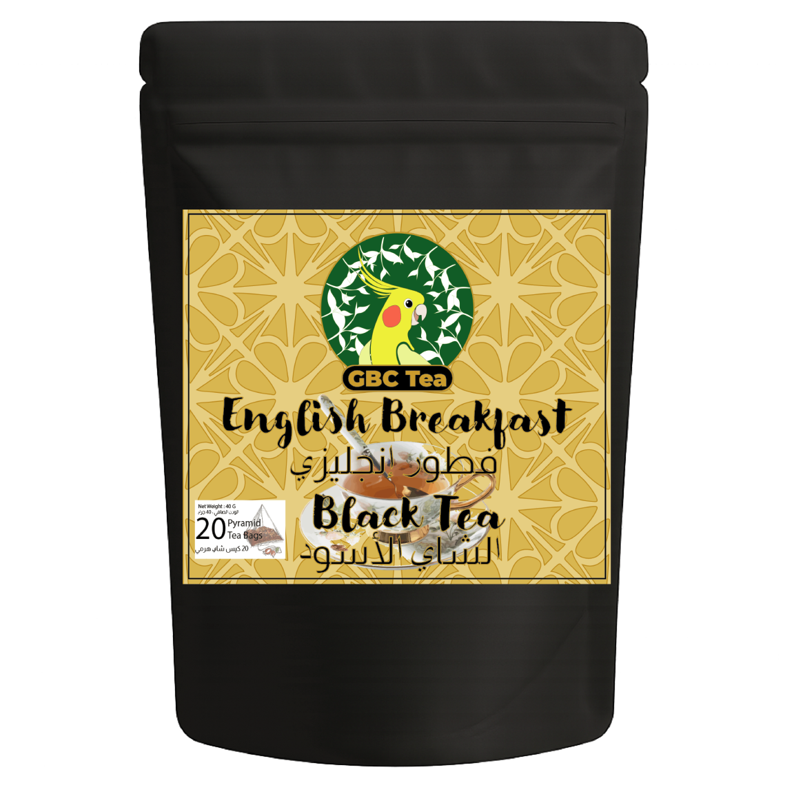 English Breakfast Black Tea | 20 Pyramid Tea bags