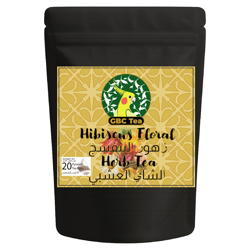 Hibiscus Floral Herb Tea | 20 Pyramid Tea bags