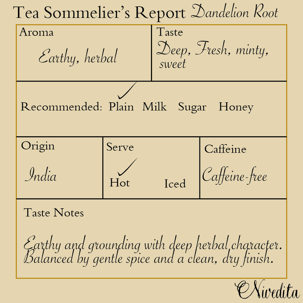 Dandelion Root Tea | Caffeine-Free | 50g loose leaf Tea