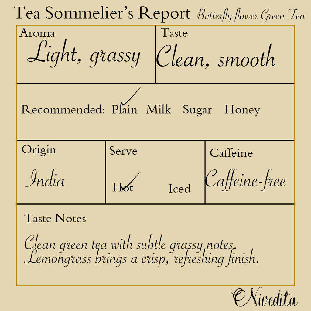 Butterfly Flower Green Tea| 50g loose leaf Tea