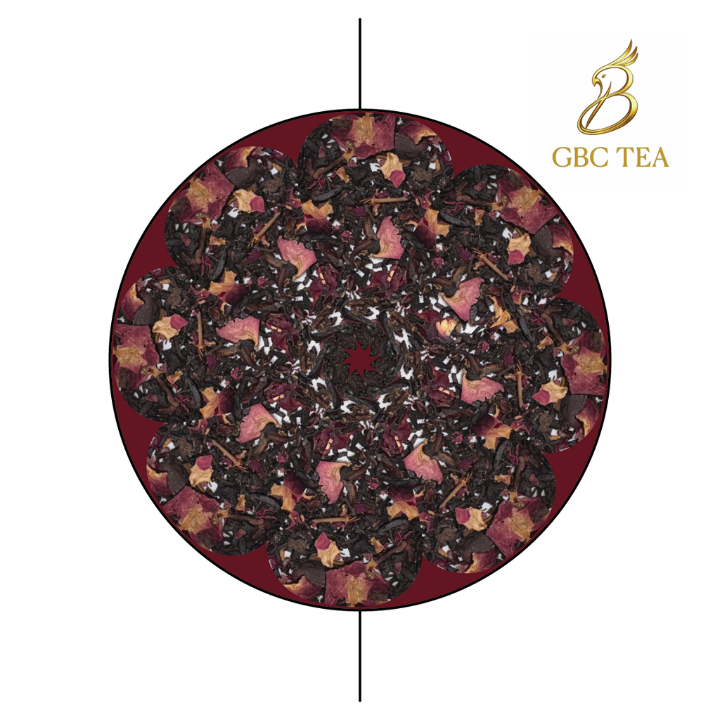 Rose and Cocoa Bean Black Tea | 50g loose leaf Tea