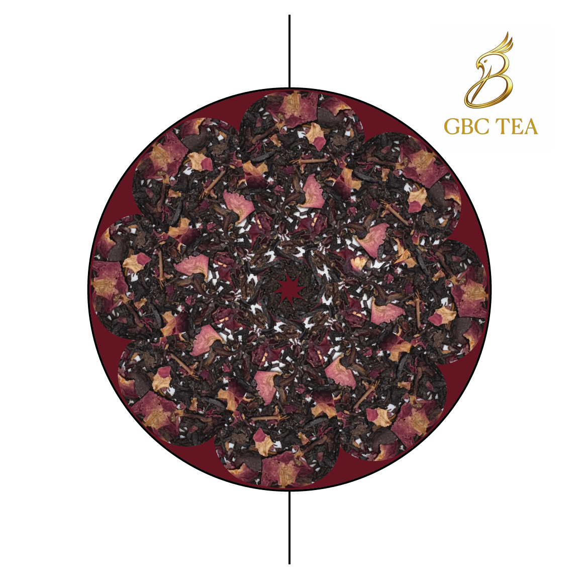 Rose and Cocoa Bean Black Tea | 50g loose leaf Tea